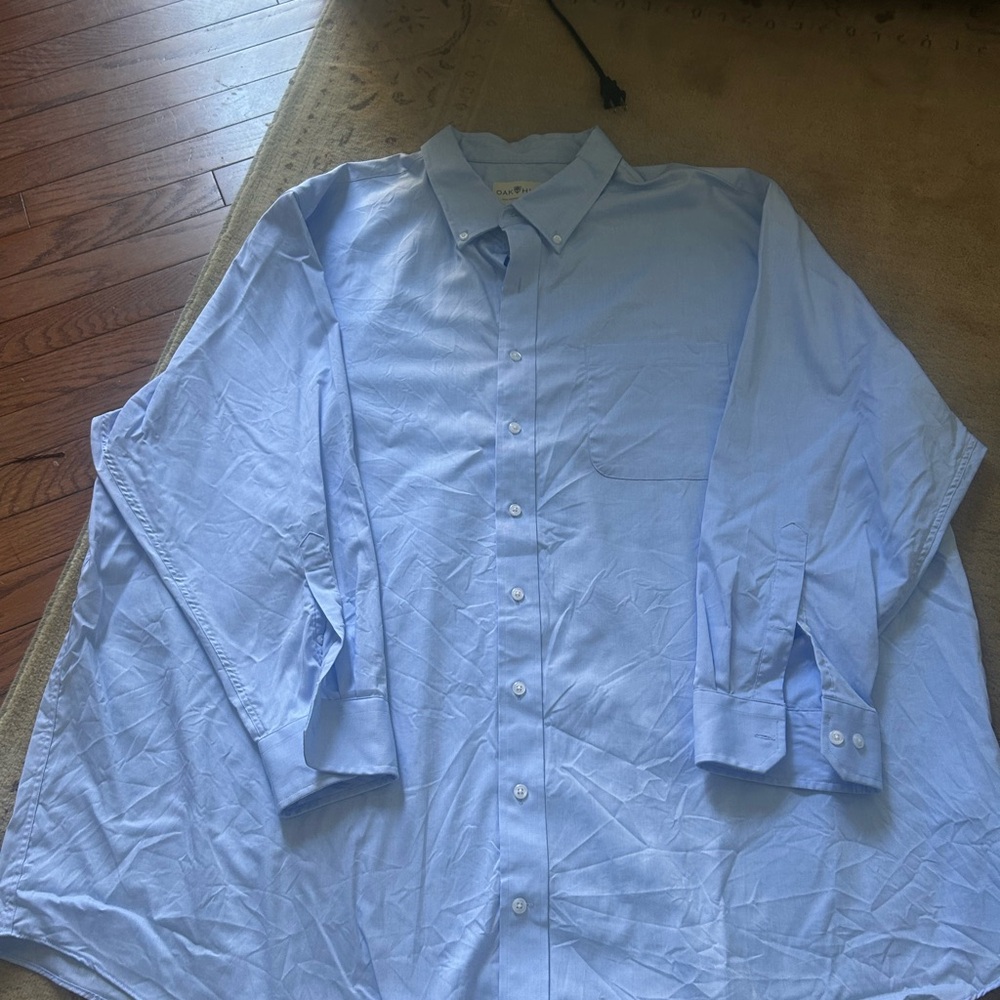 Classic Light Blue Men's Dress Shirt